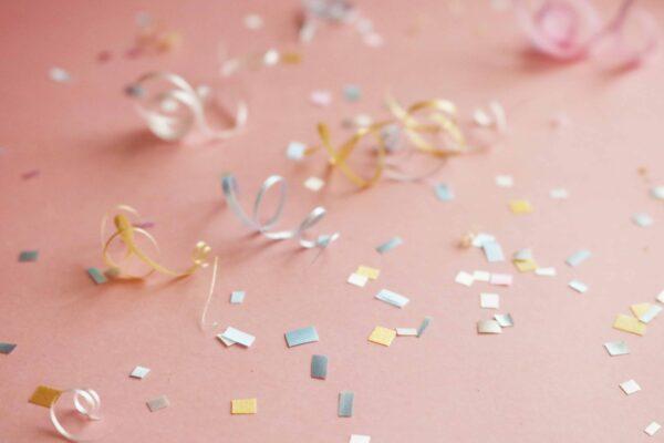 Gimme Confetti pink confetti