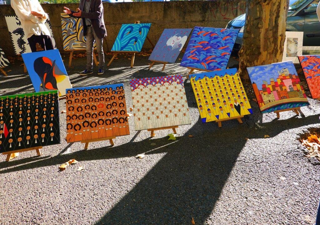 Lyon Marche de la Creation art