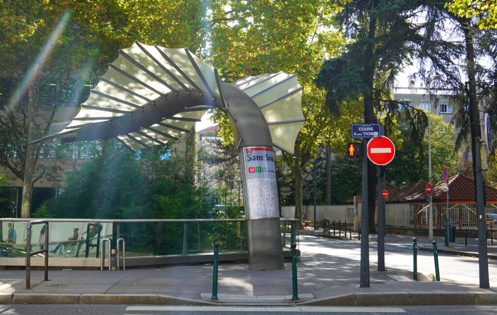 lyon secret hidden gems sans souci metro station ligne D