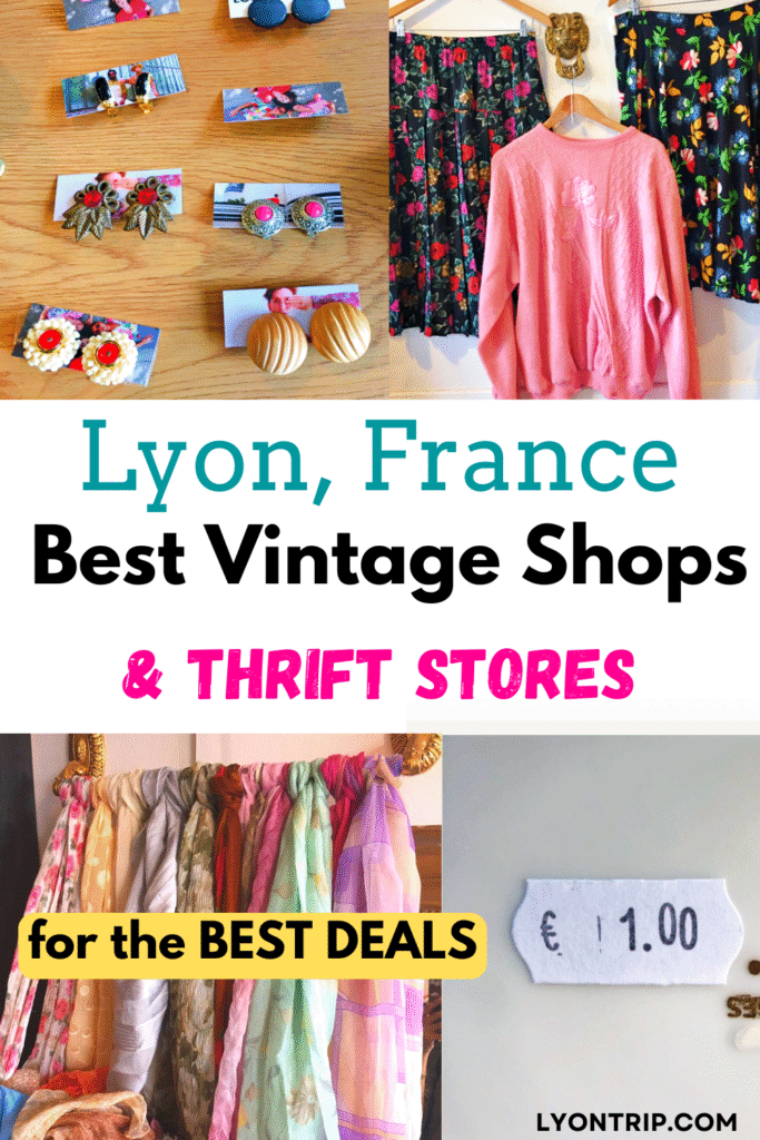 lyon thrift stores vintage shops france