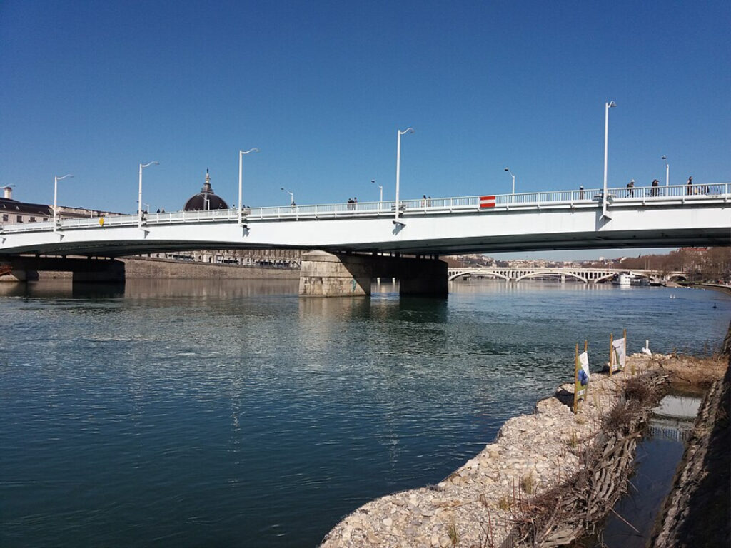 Lyon 7e Berge Karen Blixen, pont de la Guillotière et petite réserve naturelle (1)