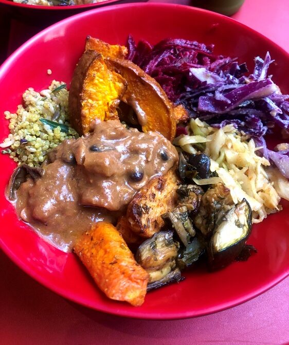 vegan food in lyon fruta madre lyon trip