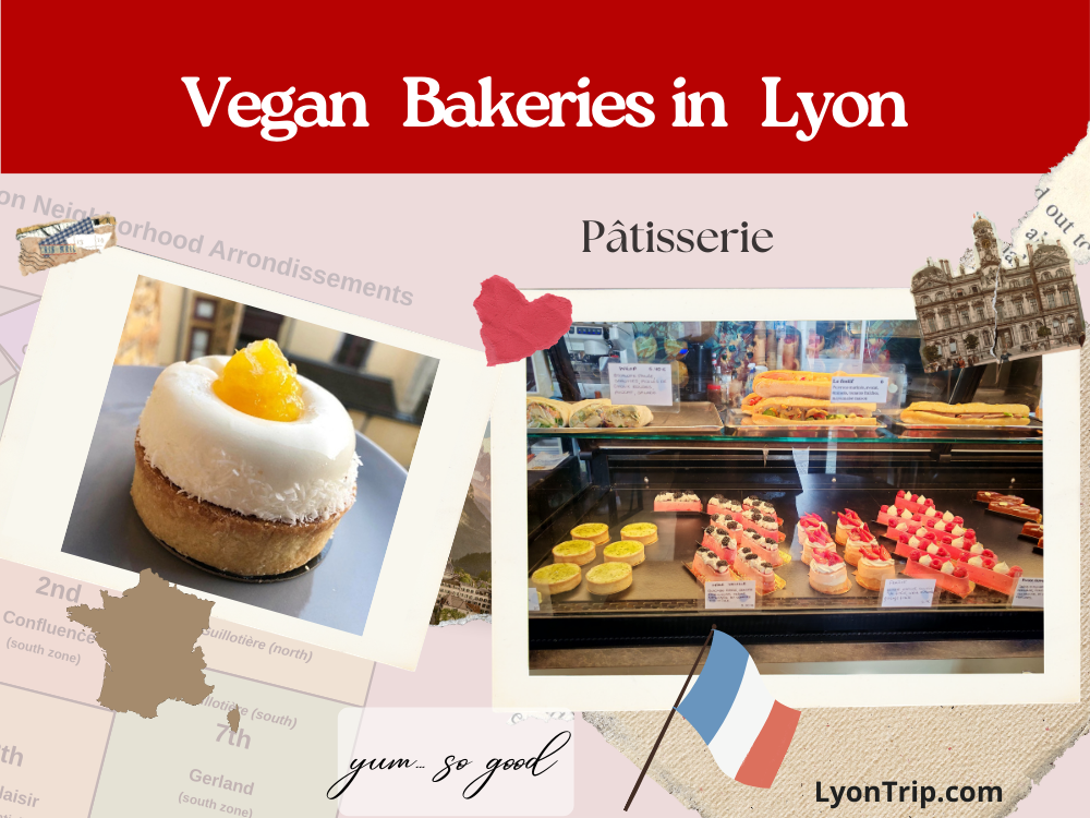 Vegan Bakeries in Lyon Pâtisserie Cafes breakfsat lyon trip