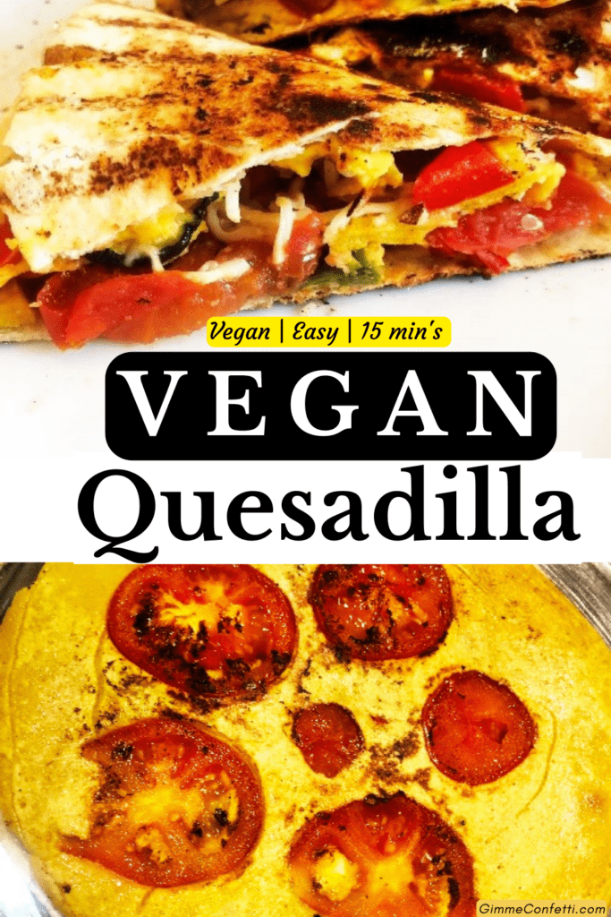 Easy and Quick Halal Vegan Quesadilla recipe