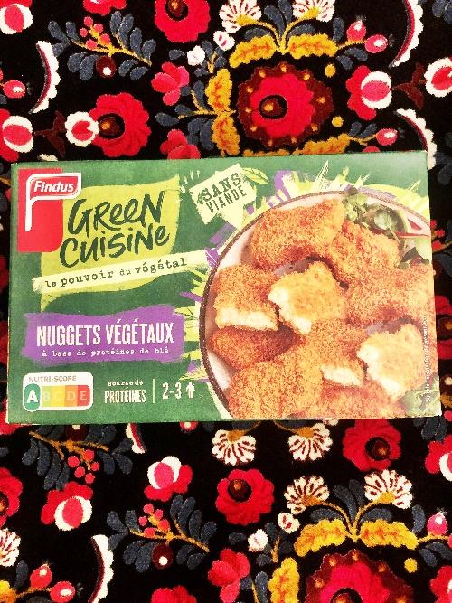 Green Cuisine Nuggets Vegetaux Findus Vegan France