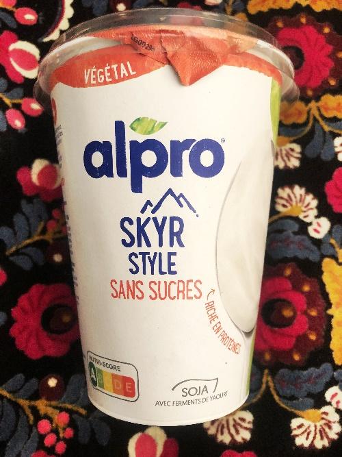 alpro skyr vegan france