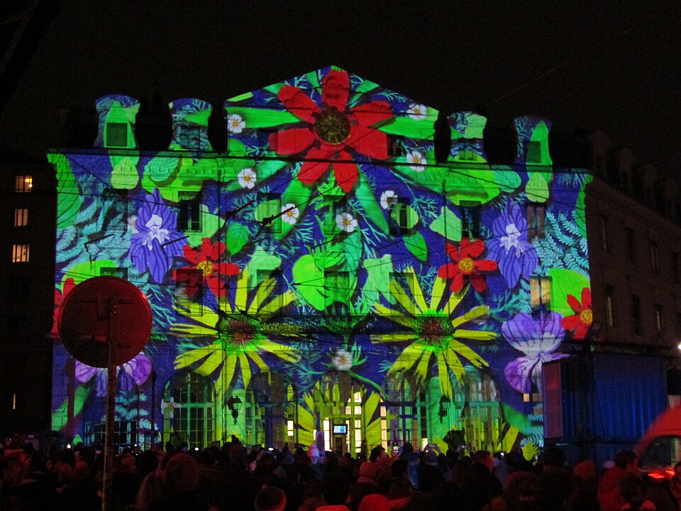 Fête des Lumières flowers