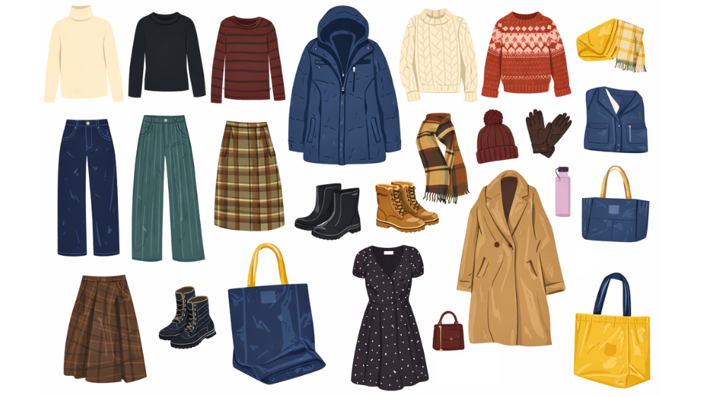 lyon packing clothes outfits winter