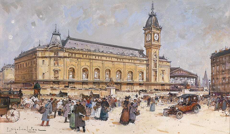 Eugène Galien Laloue Gare de Lyon