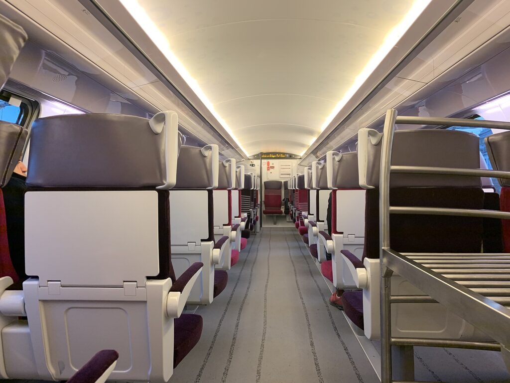 TER train interior