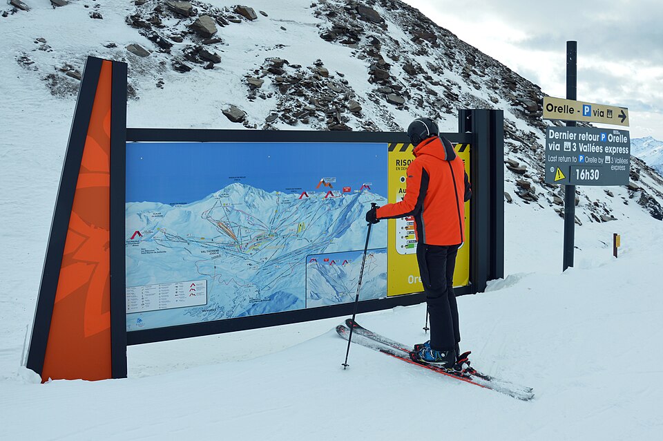 Val Thorens ski resort map